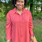 Rust Shirt Dress