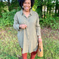 Olive Shirt Dress