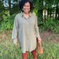 Olive Shirt Dress