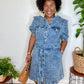 Denim Button Down Dress