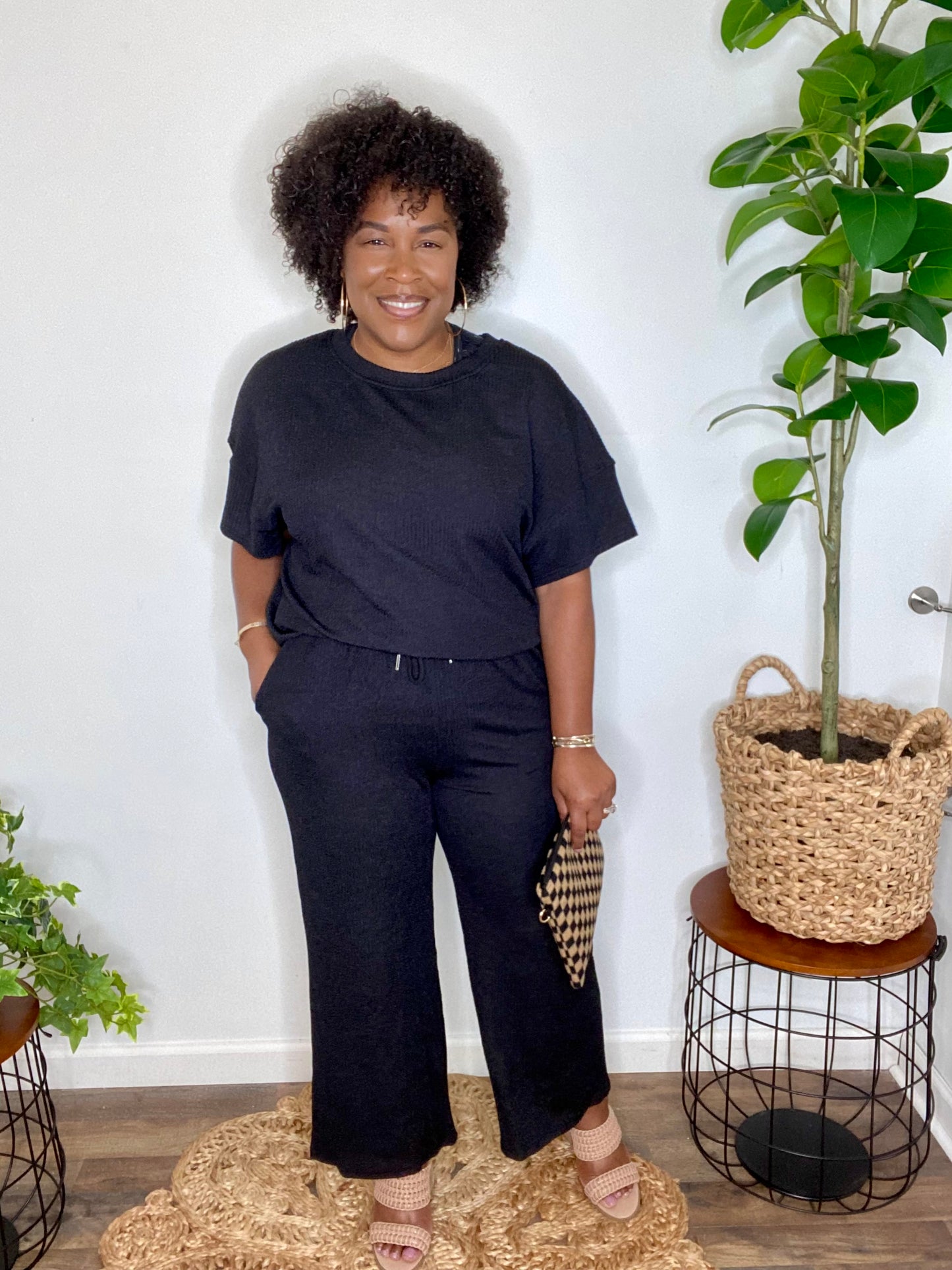 Pre-order: Textured Wide Leg Set