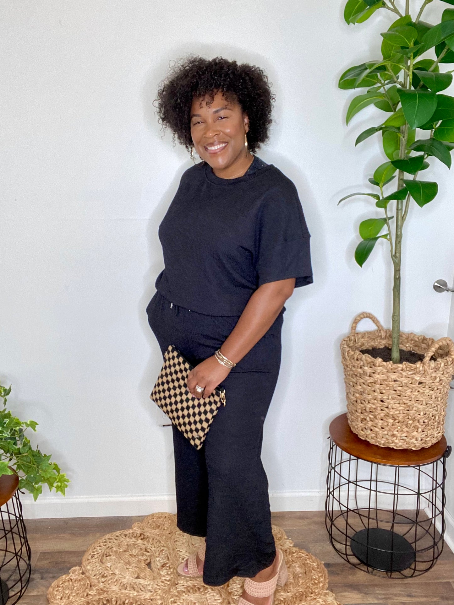 Pre-order: Textured Wide Leg Set