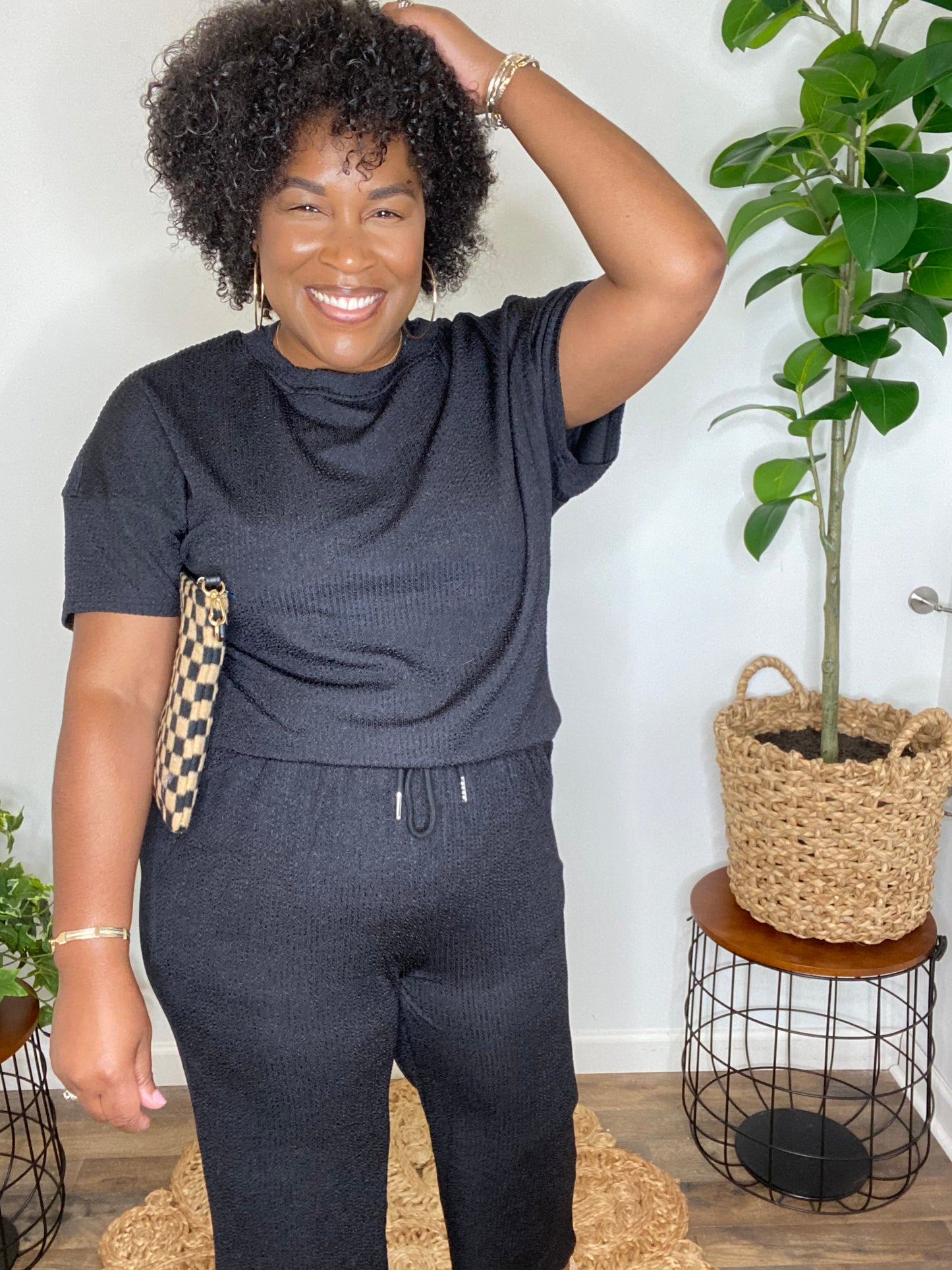 Pre-order: Textured Wide Leg Set