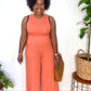 Preorder: Ribbed Tank & Wide Leg Pants Set
