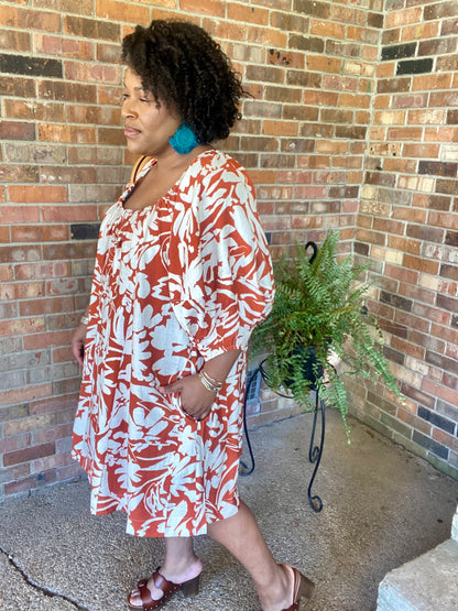 Rust Floral Mix