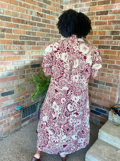 Burgundy & Cream Mix