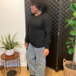 Black Round Neck Sweater