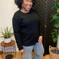 Black Round Neck Sweater