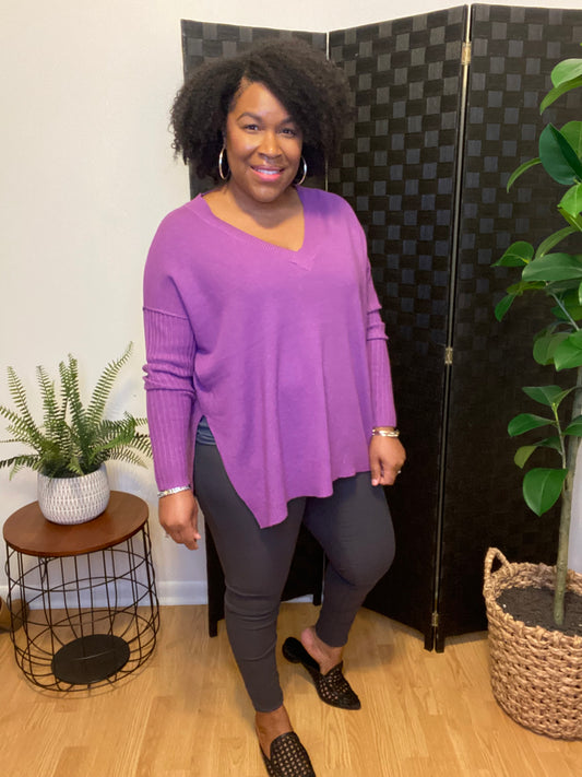Violet Soft Sweater