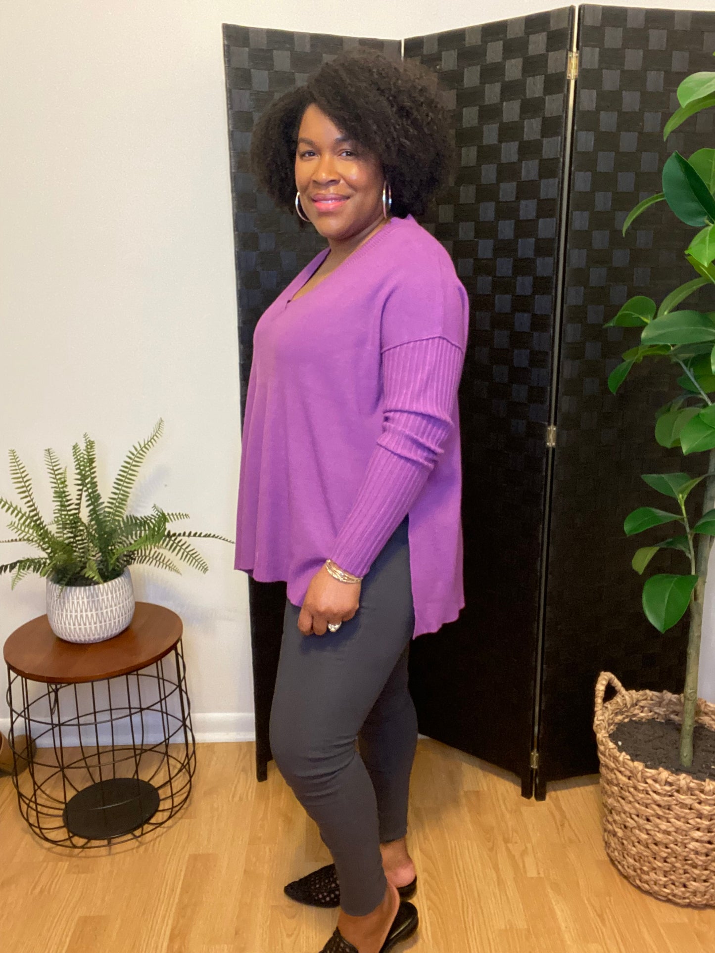 Violet Soft Sweater
