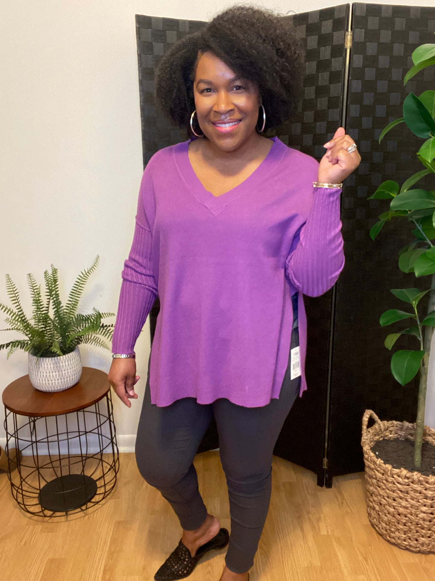 Violet Soft Sweater