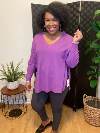 Violet Soft Sweater