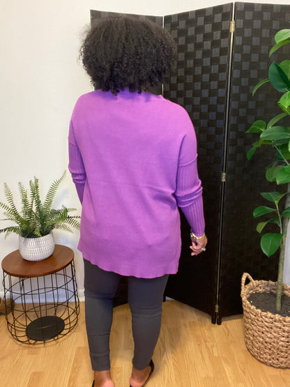 Violet Soft Sweater