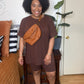 Brown Short Set (1X-3X)