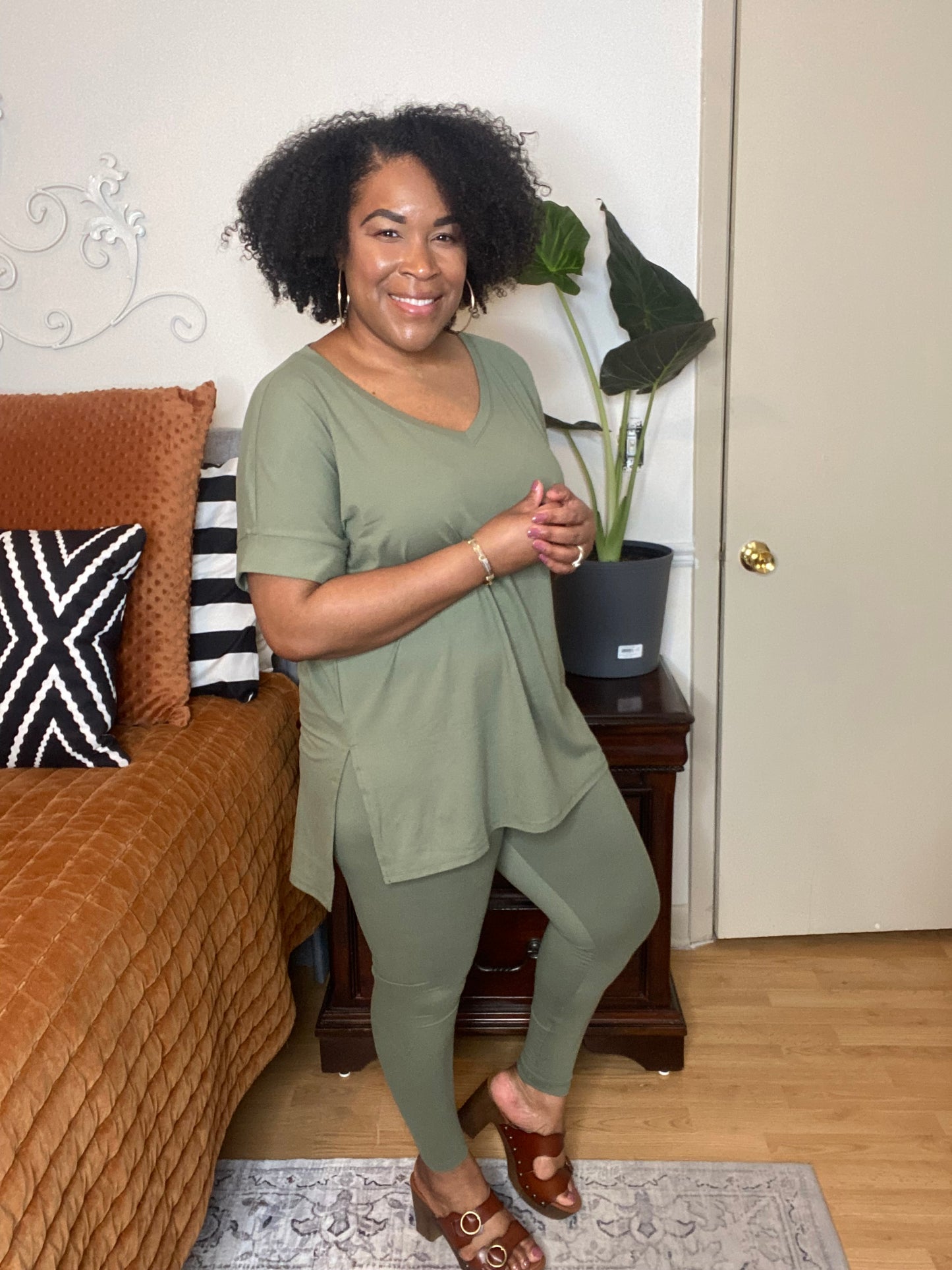Light Olive Lounge Set(S-XL)