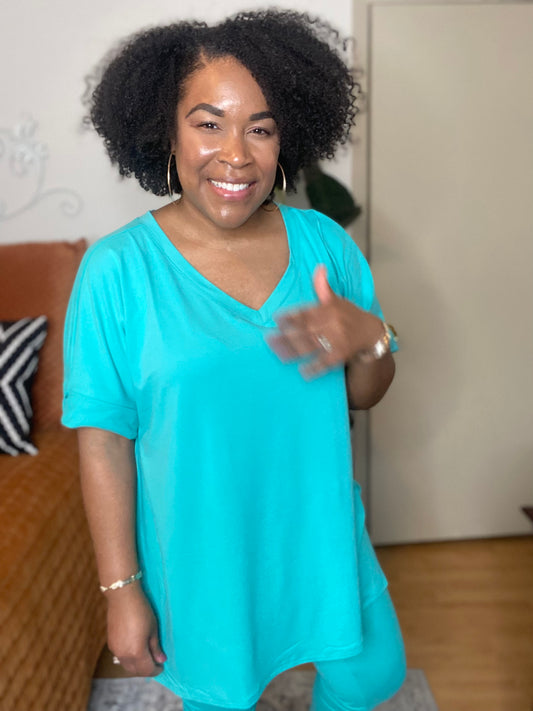 Turquoise Lounge Set (1X-3X)