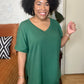 Dark Green V-Neck Lounge Set