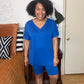Blue Short Set(1X-3X)