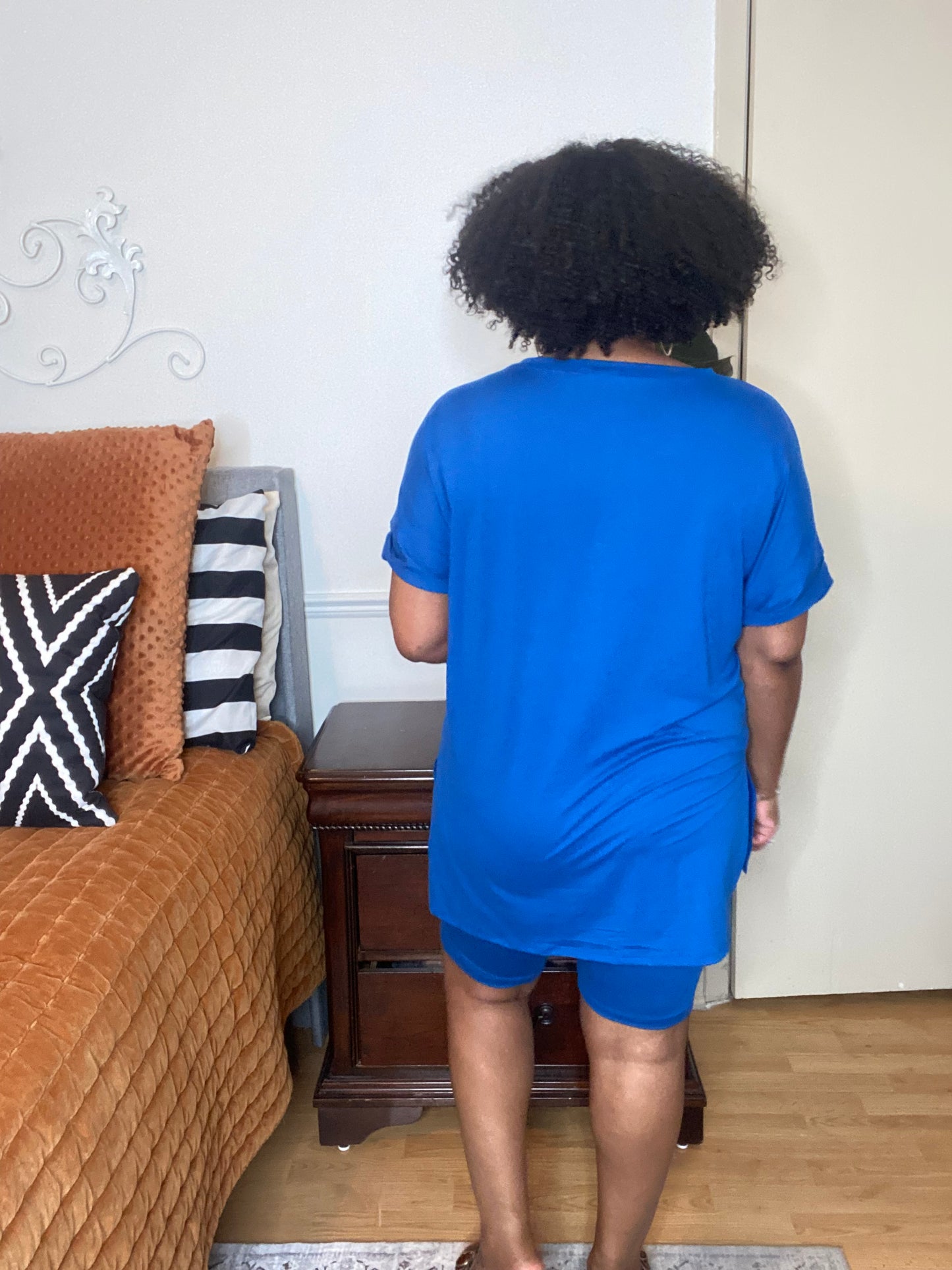 Blue Short Set(1X-3X)
