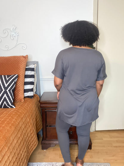 Gray Lounge Set (1X-3X)
