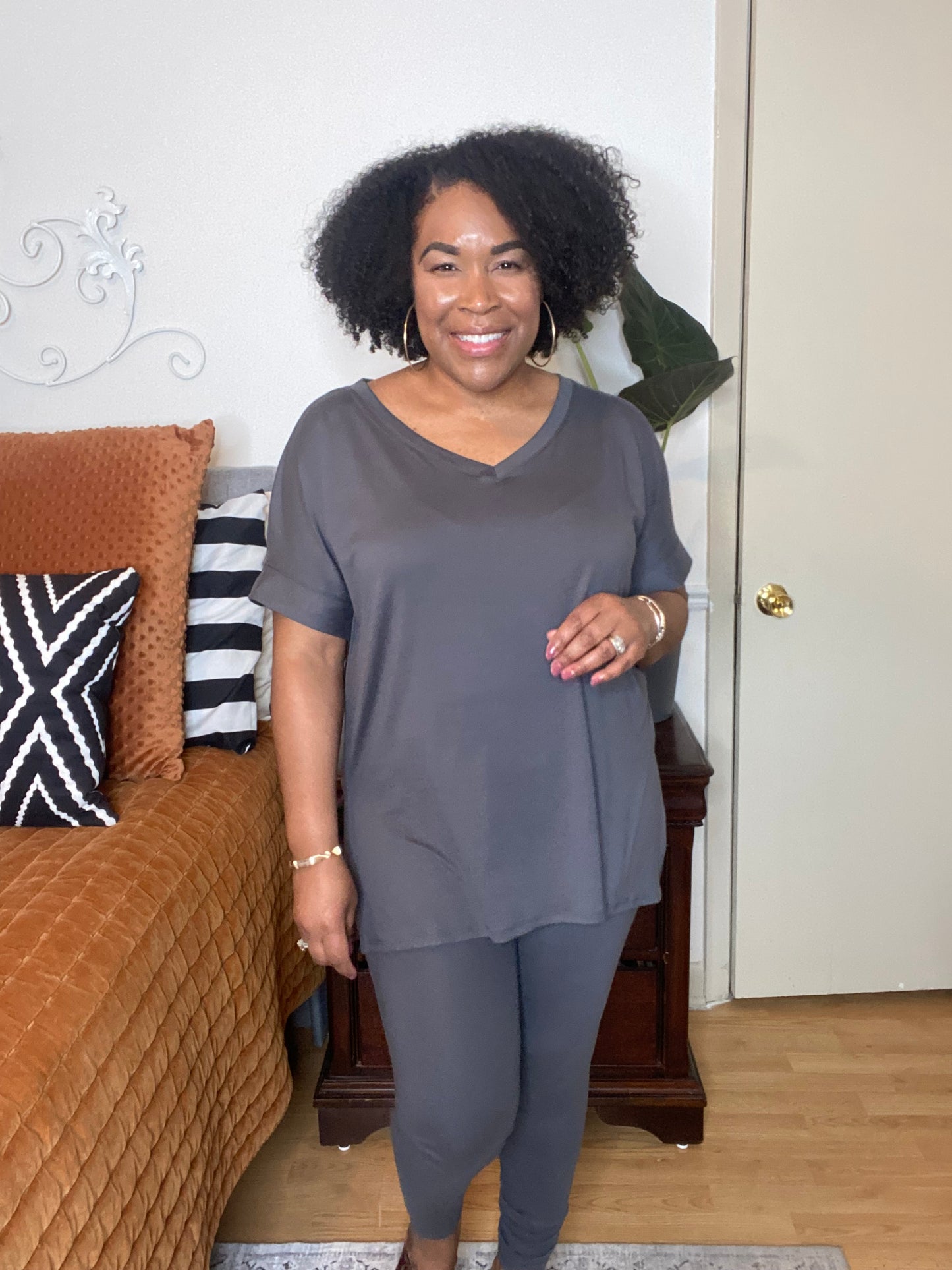 Gray Lounge Set (1X-3X)