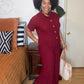 Burgundy Jumpsuit