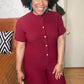 Burgundy Jumpsuit