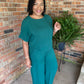 Green Woven Set