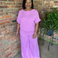 Mauve Woven Set