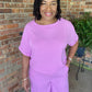 Mauve Woven Set