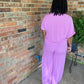 Mauve Woven Set