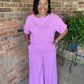 Mauve Woven Set