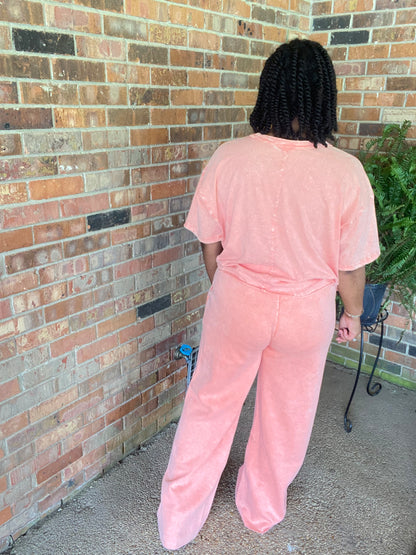 Orange Acid Wash Set