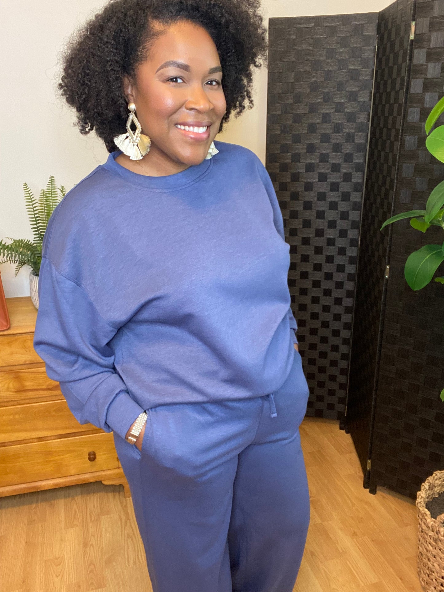 Wide Leg Jogger  Set