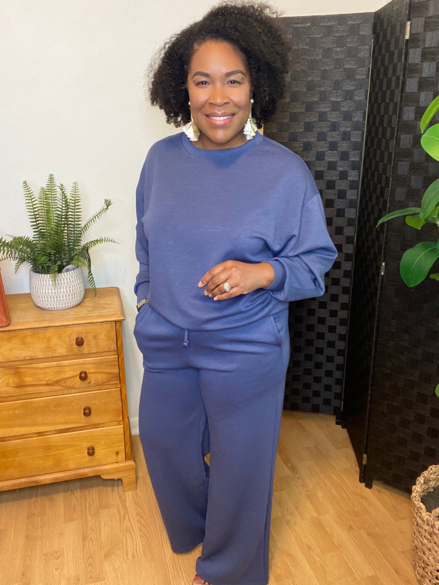 Wide Leg Jogger  Set