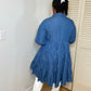 Tiered Denim Dress