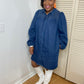 Smocked Shoulder Denim Dress
