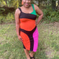 Let''s Go Color Block Dress
