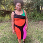 Let''s Go Color Block Dress