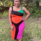 Let''s Go Color Block Dress