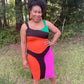 Let''s Go Color Block Dress