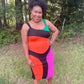 Let''s Go Color Block Dress