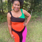 Let''s Go Color Block Dress