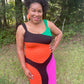 Let''s Go Color Block Dress