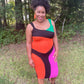 Let''s Go Color Block Dress