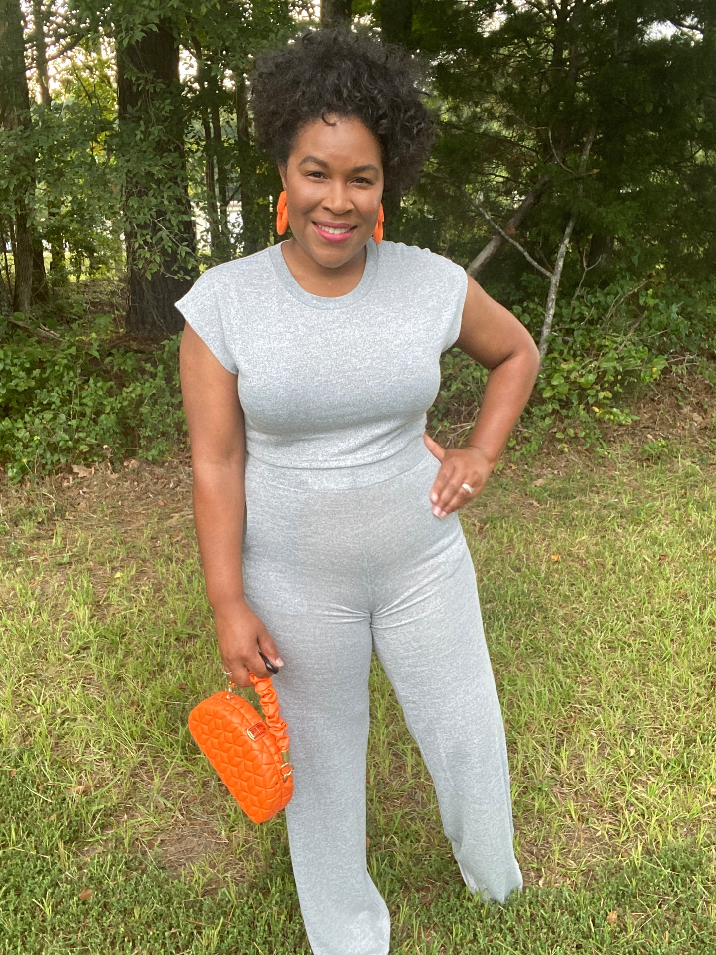 The Gray Pant Set