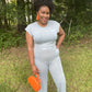 The Gray Pant Set