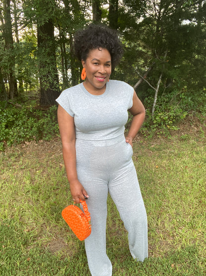 The Gray Pant Set