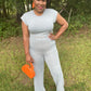 The Gray Pant Set