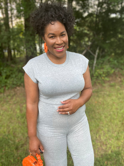 The Gray Pant Set
